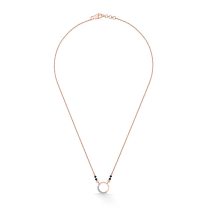Aurelia Grace Diamond & Gold Tanmaniya Mangalsutra for Women