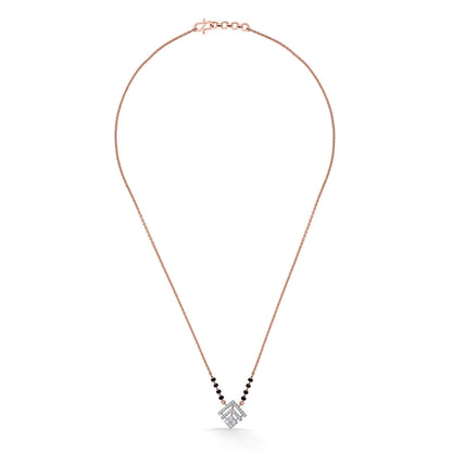 Infinity Nova Diamond & Gold Tanmaniya Mangalsutra for Women