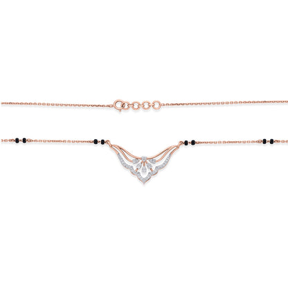Radiant Grace Diamond & Gold Tanmaniya Mangalsutra for Women