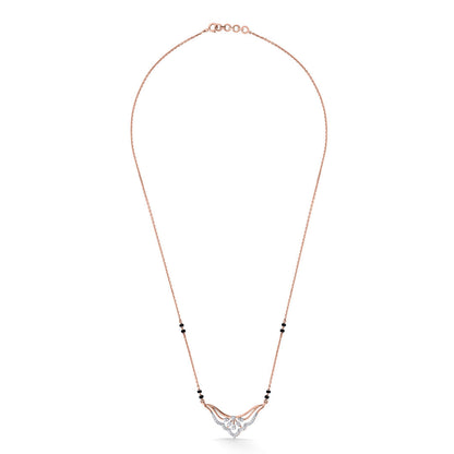 Radiant Grace Diamond & Gold Tanmaniya Mangalsutra for Women