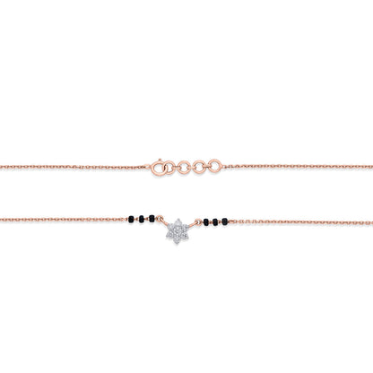 Forever Spark Diamond & Gold Tanmaniya Mangalsutra for Women