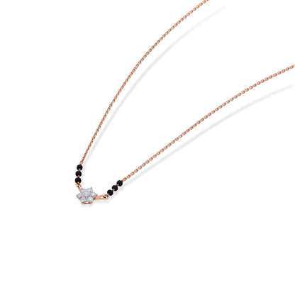 Forever Spark Diamond & Gold Tanmaniya Mangalsutra for Women