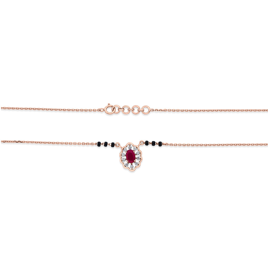Lasting Promise Diamond & Gold Tanmaniya Mangalsutra for Women