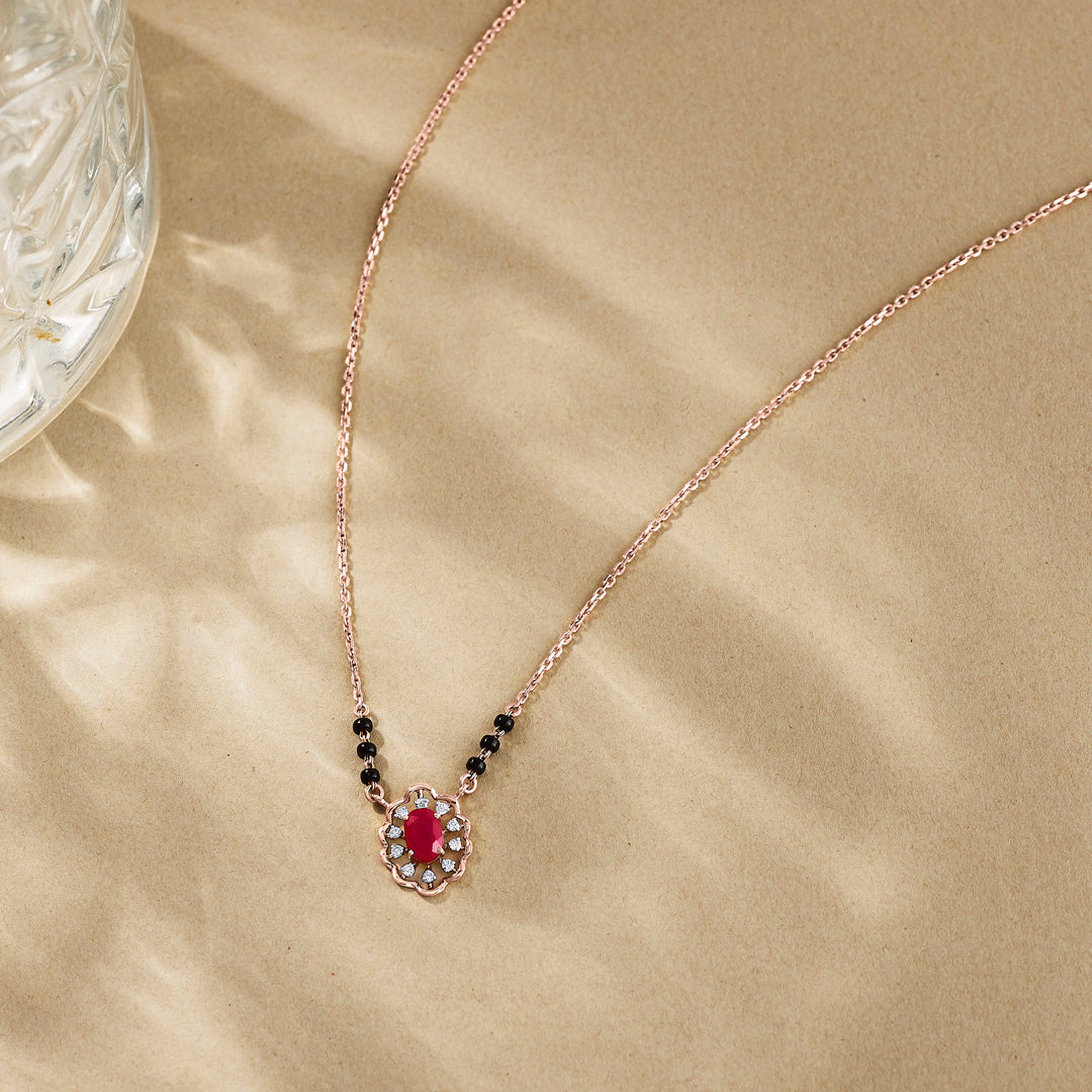 Lasting Promise Diamond & Gold Tanmaniya Mangalsutra for Women
