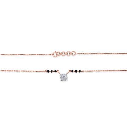 Infinite Spark Diamond & Gold Tanmaniya Mangalsutra for Women