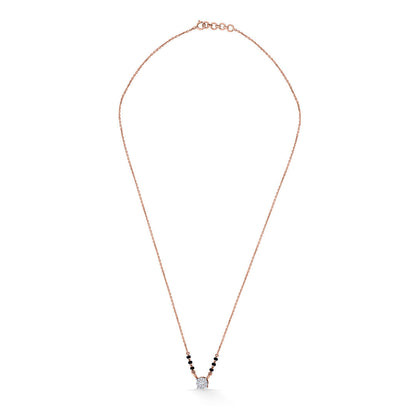 Infinite Spark Diamond & Gold Tanmaniya Mangalsutra for Women