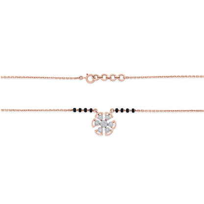 Infinite Bloom Diamond & Gold Tanmaniya Mangalsutra for Women
