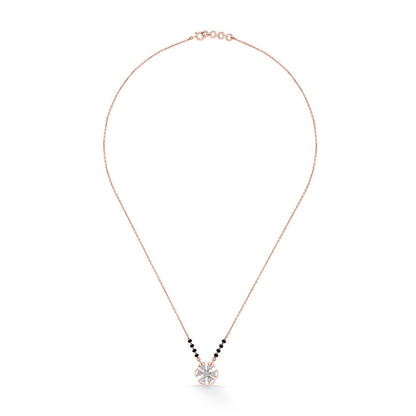 Infinite Bloom Diamond & Gold Tanmaniya Mangalsutra for Women