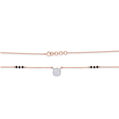 Brilliant Promise Diamond & Gold Tanmaniya Mangalsutra for Women