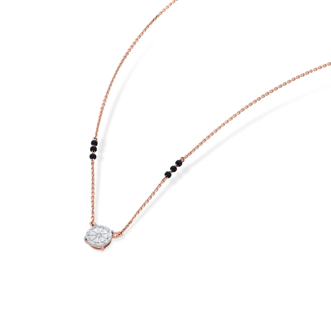 Brilliant Promise Diamond & Gold Tanmaniya Mangalsutra for Women