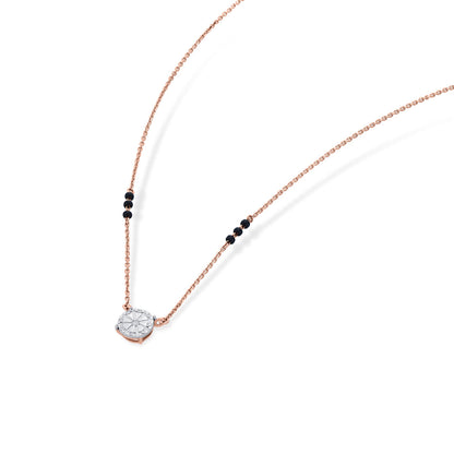 Brilliant Promise Diamond & Gold Tanmaniya Mangalsutra for Women