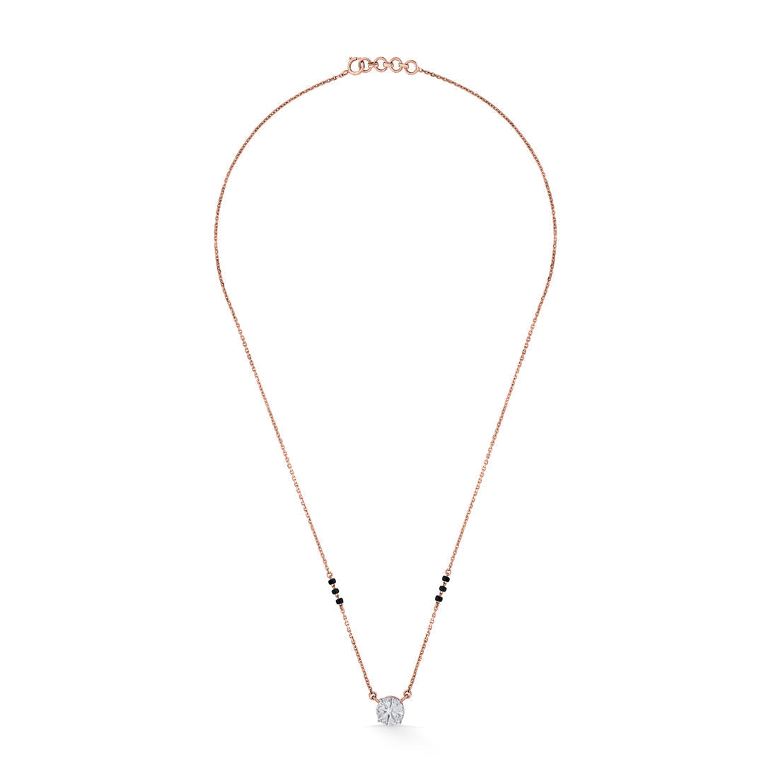 Brilliant Promise Diamond & Gold Tanmaniya Mangalsutra for Women