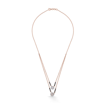 Contemporary Grace Diamond & Gold Tanmaniya Mangalsutra for Women