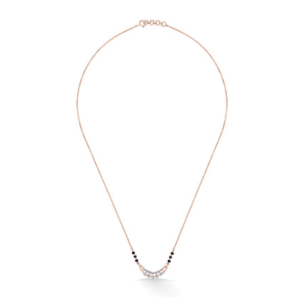 Infinite Grace Diamond & Gold Tanmaniya Mangalsutra for Women