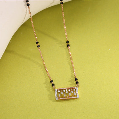Enduring Promise Diamond & Gold Tanmaniya Mangalsutra for Women