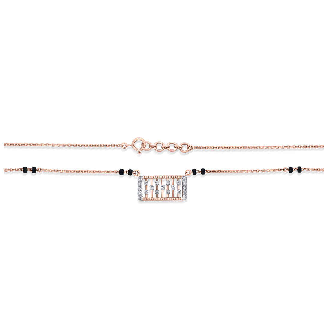 Enduring Promise Diamond & Gold Tanmaniya Mangalsutra for Women