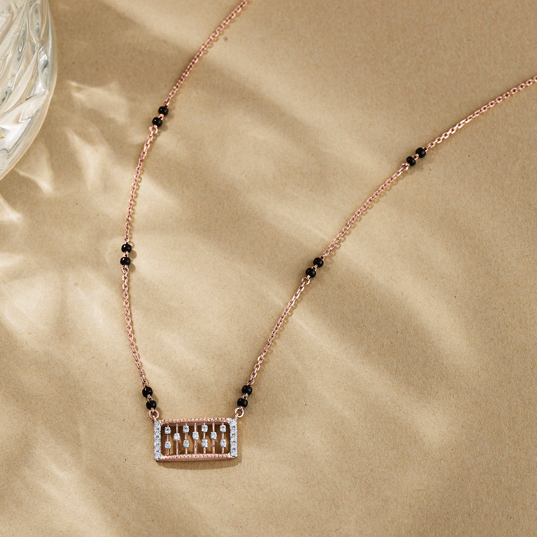 Enduring Promise Diamond & Gold Tanmaniya Mangalsutra for Women