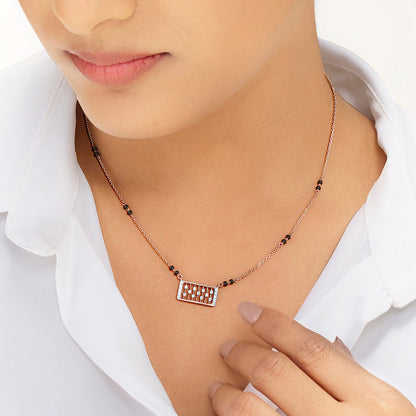 Enduring Promise Diamond & Gold Tanmaniya Mangalsutra for Women