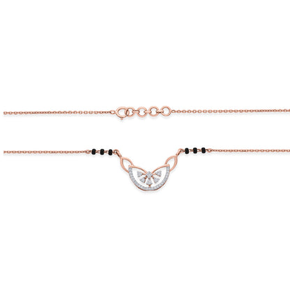 Infinite Promise Diamond & Gold Tanmaniya Mangalsutra for Women