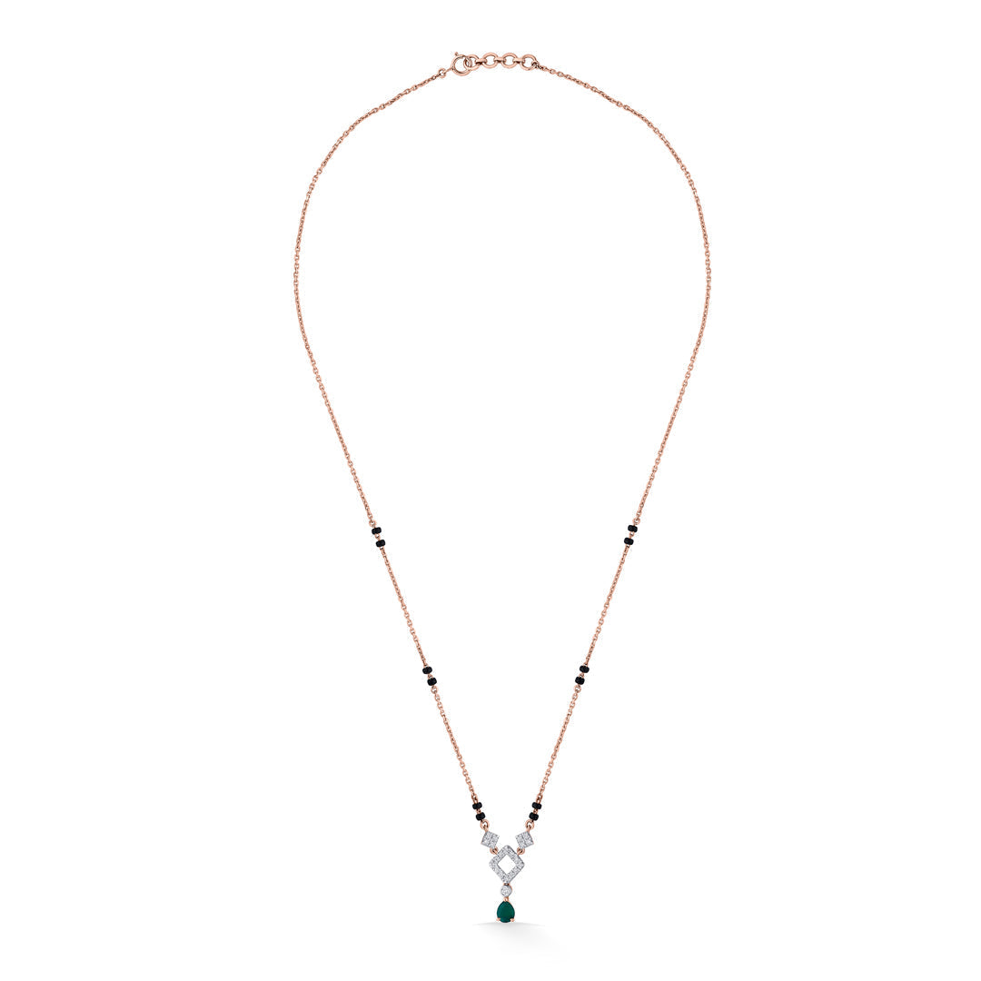 Infinite Radiance Diamond & Gold Tanmaniya Mangalsutra for Women