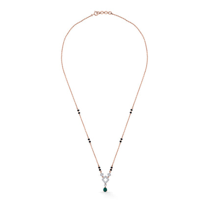 Infinite Radiance Diamond & Gold Tanmaniya Mangalsutra for Women