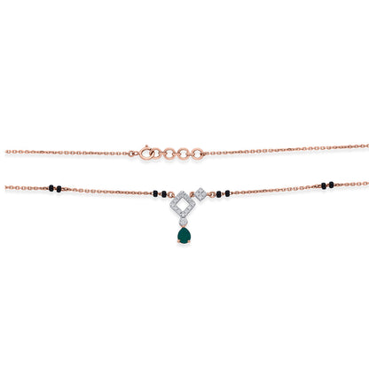 Infinite Radiance Diamond & Gold Tanmaniya Mangalsutra for Women