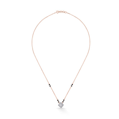 Stellar Glow Diamond & Gold Tanmaniya Mangalsutra for Women