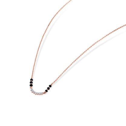 Infinite Link Diamond & Gold Tanmaniya Mangalsutra for Women