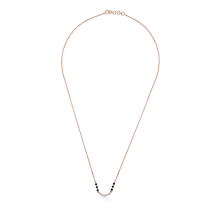 Infinite Link Diamond & Gold Tanmaniya Mangalsutra for Women