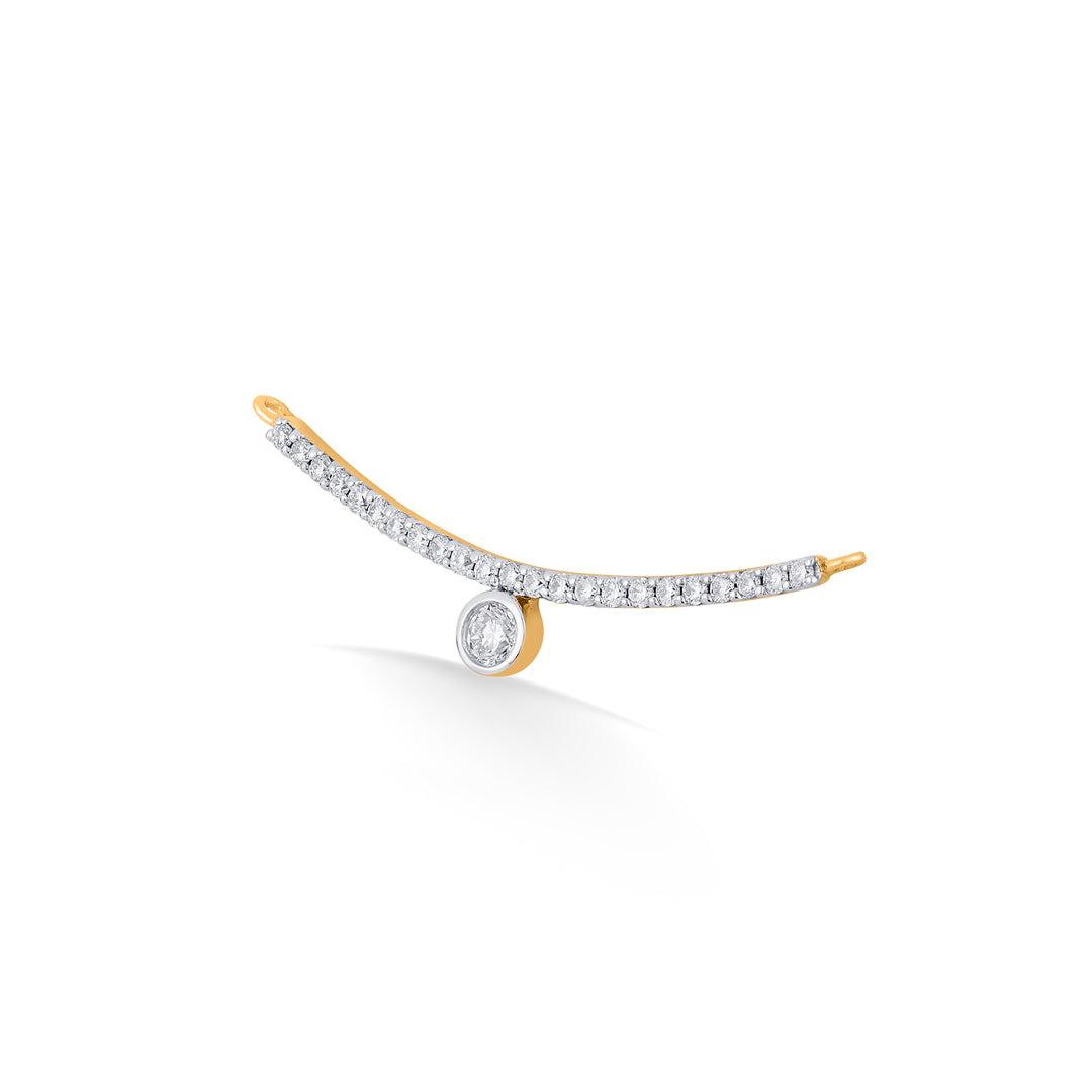 Infinite Affection Diamond & Gold Tanmaniya Mangalsutra for Women
