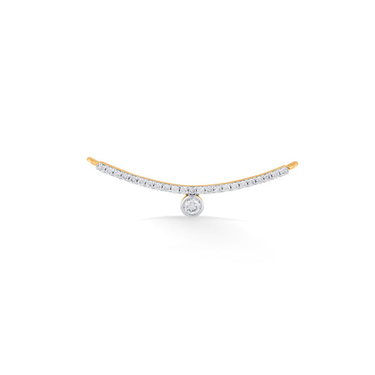 Infinite Affection Diamond & Gold Tanmaniya Mangalsutra for Women