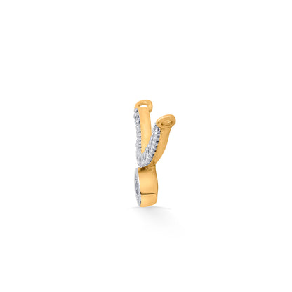 Infinite Affection Diamond & Gold Tanmaniya Mangalsutra for Women