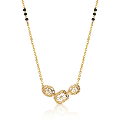 Geometric Union 9kt Gold Mangalsutra