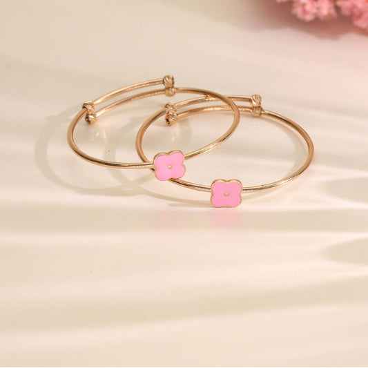 Bloom Burst Gold Kids Bracelet for Women