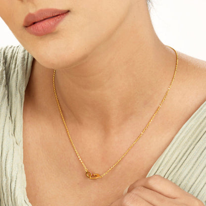 Forever Bond Gold Modern Necklace for Women