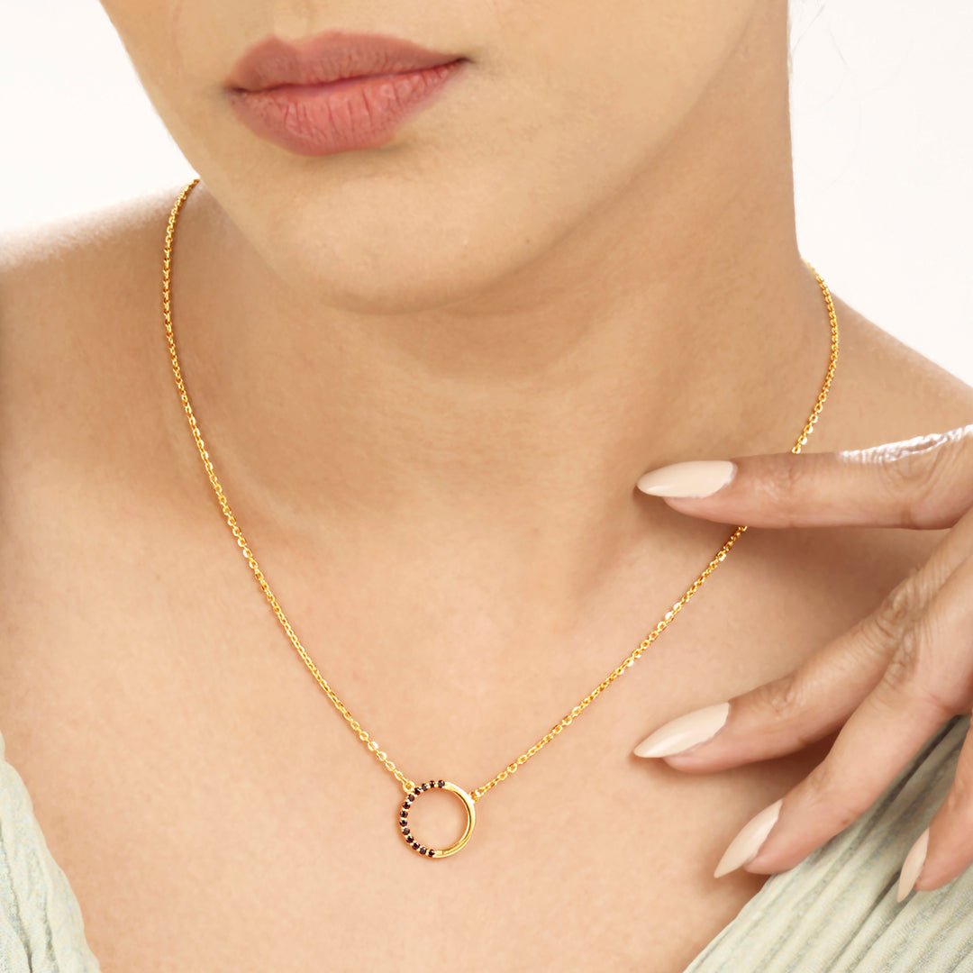 Nova Aura Gold Modern Necklace for Women