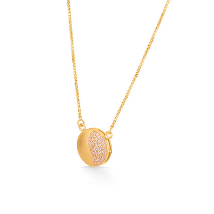 Opal Sunrise Gold Modern Necklace for Women