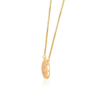 Opal Sunrise Gold Modern Necklace for Women