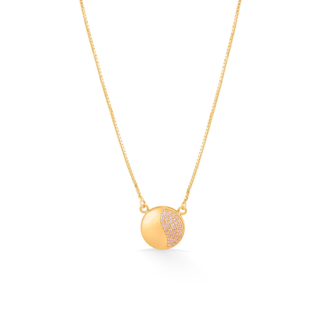 Opal Sunrise Gold Modern Necklace for Women