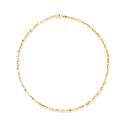 Solar Link Gold Fancy Chain for Men