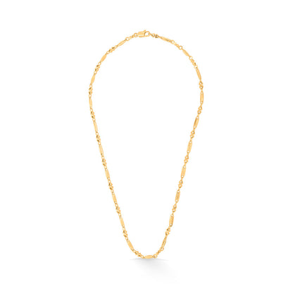Solar Link Gold Fancy Chain for Men