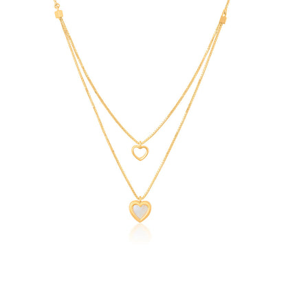 Pure Glow Gold Necklace Set for Women
