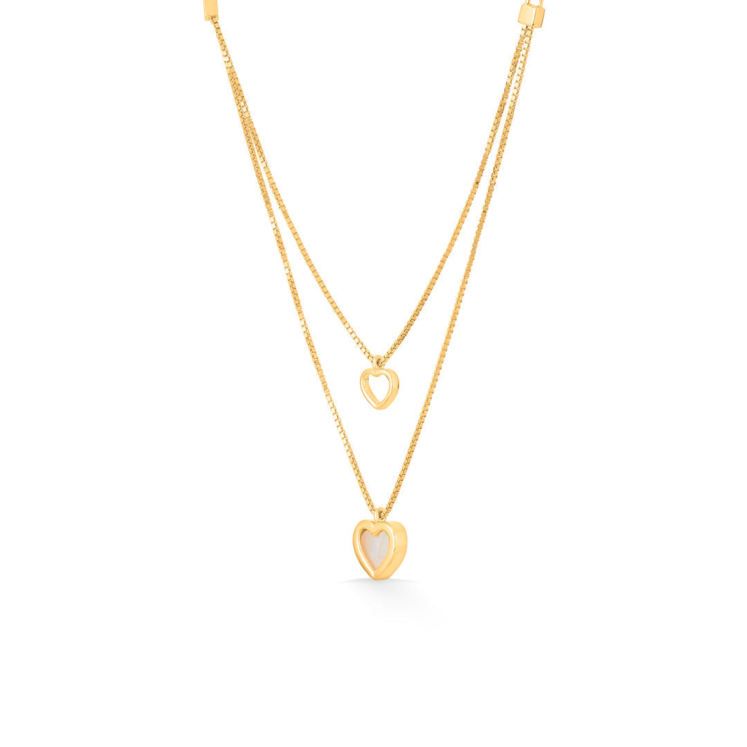 Pure Glow Gold Necklace Set for Women