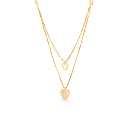 Pure Glow Gold Necklace Set for Women