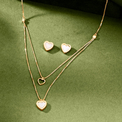 Pure Glow Gold Necklace Set for Women