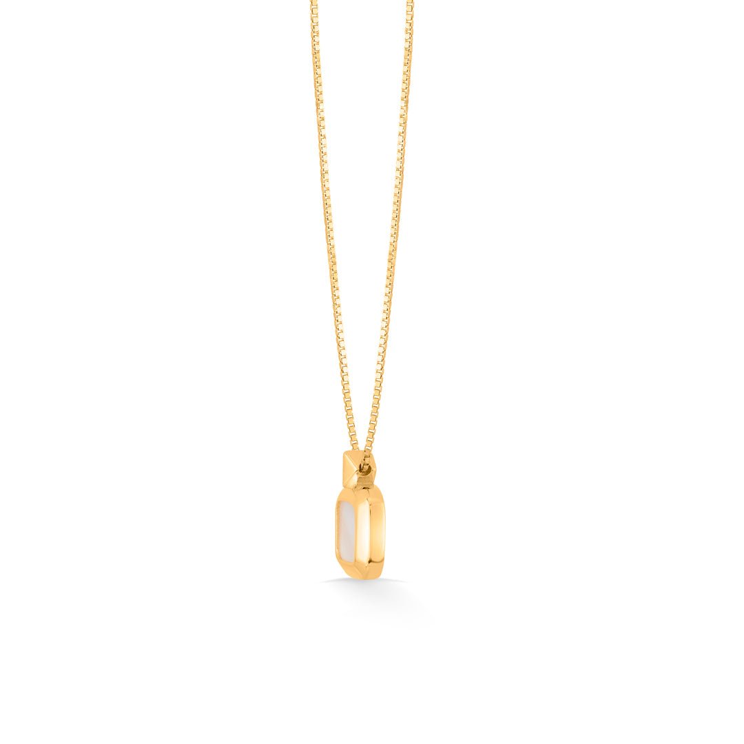 Soft Square Gold Necklace Set for Women