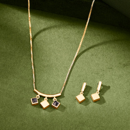 Signature Glow Gold Necklace Set for Women