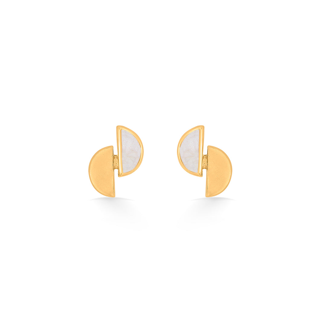Open Halo Gold Necklace Set for Women