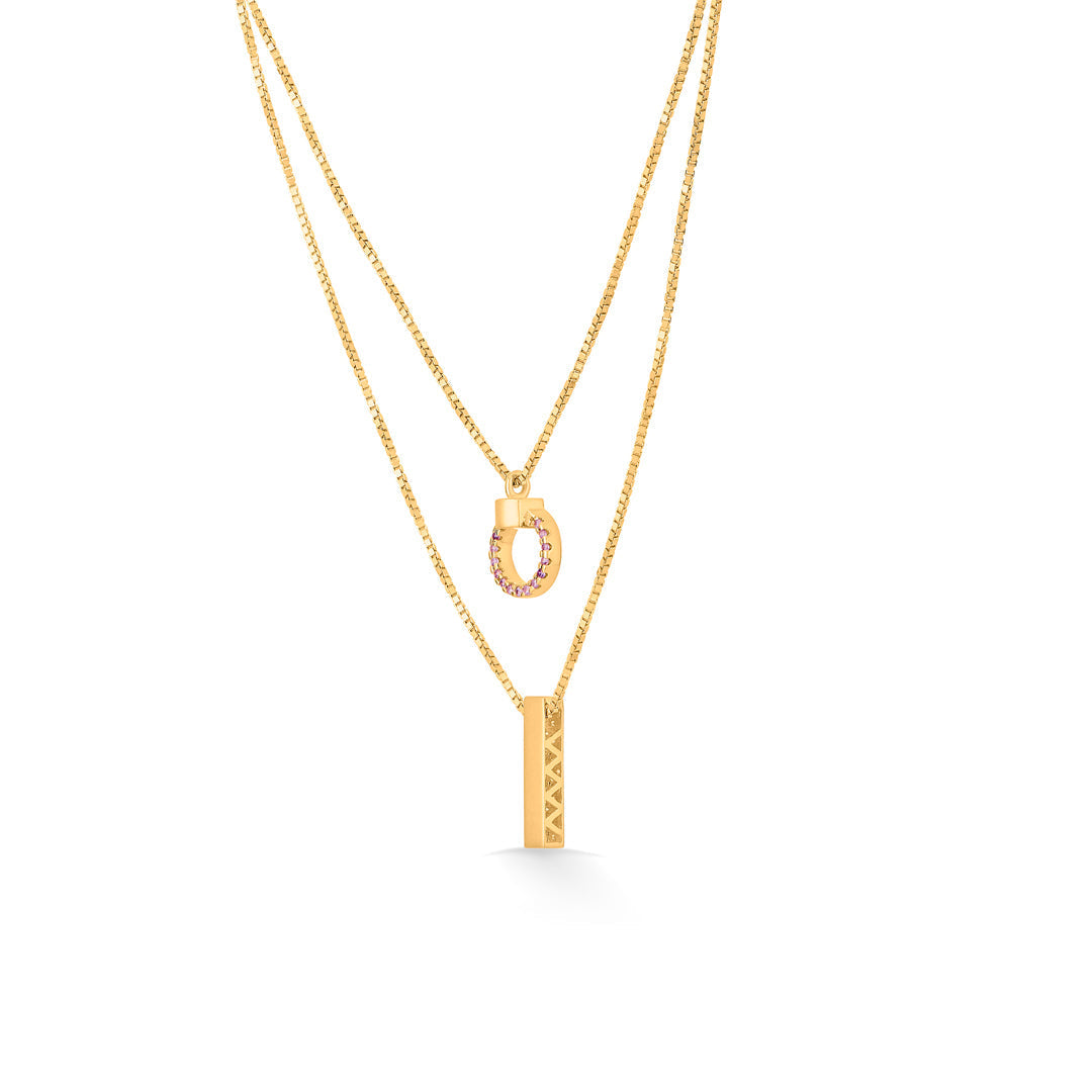 Delicate Luxe Gold Necklace Set for Women
