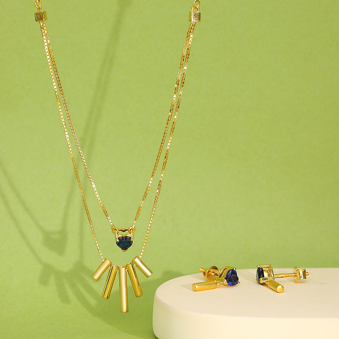 Luxe Layers Gold Multi-Layered Necklace for Women